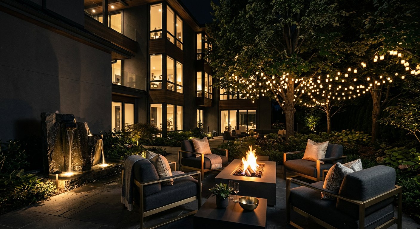 Courtyard hearth